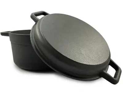 Grill guru dutch oven reversible