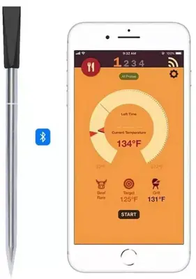 Grill guru meat pin wireless thermometer