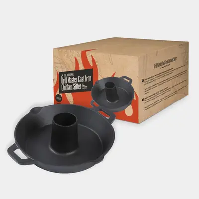 Grill master cast iron chicken sitter - afbeelding 1