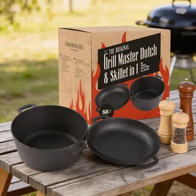 Grill master dutch oven en in 1 25 cm - afbeelding 2