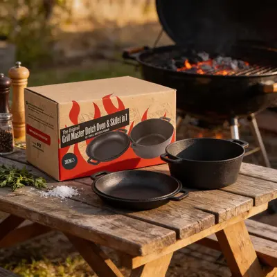 Grill master dutch oven en in 1 30 cm - afbeelding 2