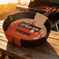 Grill master gietijzere pan met handvatten 20 cm - afbeelding 2