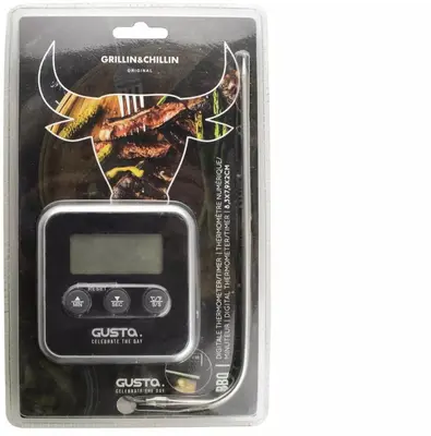 Grillin' & Chillin Thermometer / timer digitaal - afbeelding 2