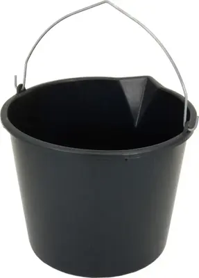 Gripline Emmer 12 liter zwart