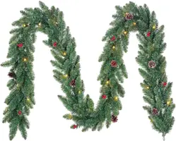 Guirl. creston 1000xd25cm groen 50l b/o - afbeelding 1