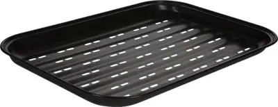 Gusta grillplaat zwart bbq 34cm - afbeelding 1