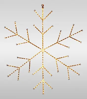 H&S LED Sneeuwvlok 550 LED Ø 57 cm extra warm wit - afbeelding 2