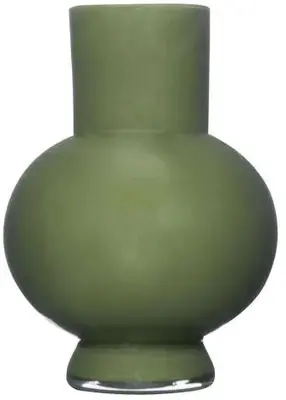 Hakbijl Glas vaas glas deborah 20x26cm donker groen