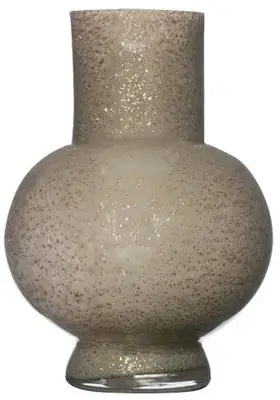 Hakbijl Glas vaas glas deborah 20x26cm goud sterren