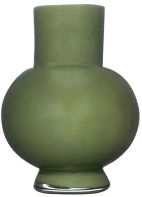 Hakbijl Glas vaas glas deborah 31x39cm donker groen