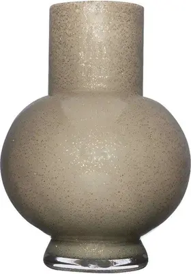 Hakbijl Glas vaas glas deborah 31x39cm goud sterren