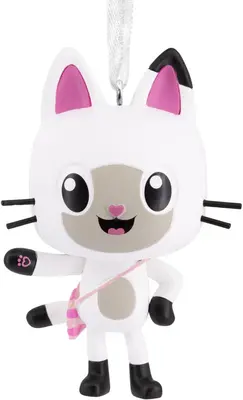 Hallmark kunststof kerstbal gabby's dollhouse pandy paws 0cm multi