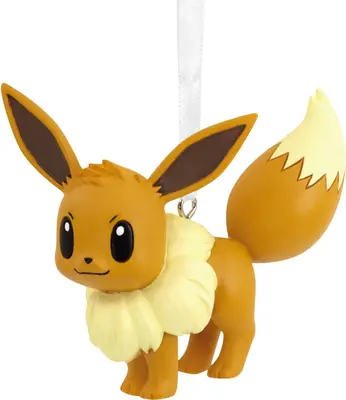 Hallmark kunststof kerstbal Pokemon Eevee 6.5cm multi