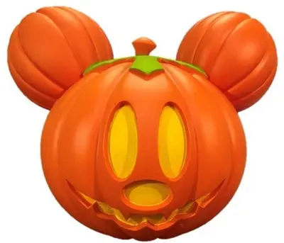 Halloween figuur pompoen led disney mickey mouse 23cm oranje  - afbeelding 1