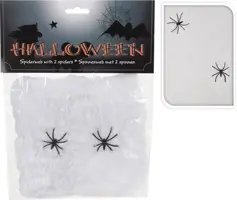 Halloween figuur spinnenweb wit - afbeelding 2