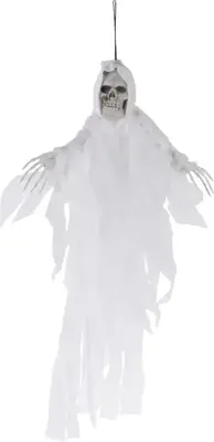 Halloween figuur spook 76cm wit 