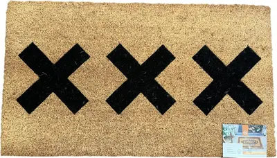 Hamat deurmat amsterdam 3 kruizen 40x60cm