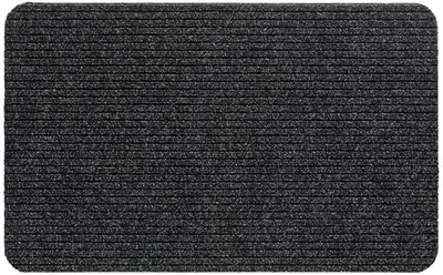 Hamat deurmat Fortuna ribmat 50x80 cm antraciet
