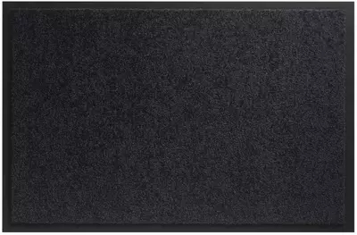 Hamat deurmat Twister 60x90 cm zwart - afbeelding 1