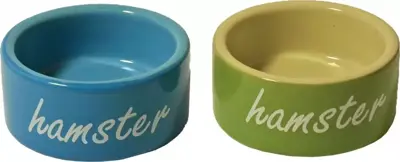 Hamster eetbak steen blauw, Ø 8 cm - afbeelding 2