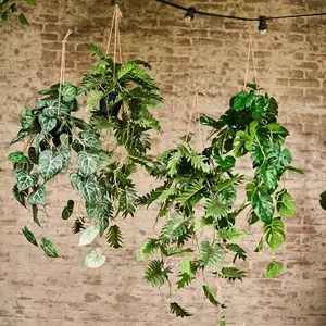 Hangende kunstplanten