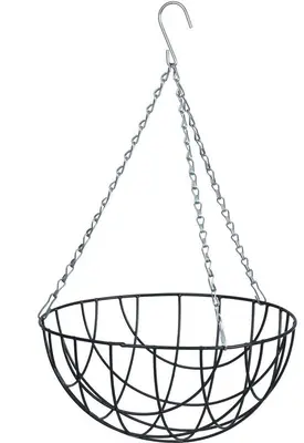 Hanging basket groen h20d40cm - afbeelding 1