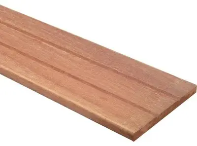 Hardhouten Tuinplank Geschaafd – ca. 1,3 x 14,3 x 180 cm – Onbehandeld - afbeelding 1