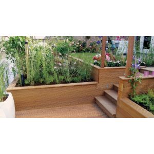 Hardhouten vlonderplanken