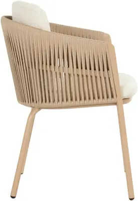 Hartman dining tuinstoel  cappuccino - afbeelding 3