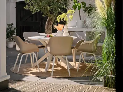 Hartman dining tuinstoel le soleil element soft taupe - afbeelding 7