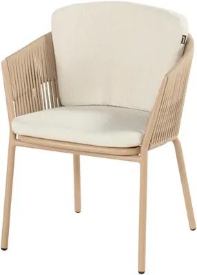 Hartman dining tuinstoel sevilla cappuccino - afbeelding 1