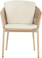 Hartman dining tuinstoel sevilla cappuccino - afbeelding 2