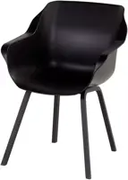 Hartman dining tuinstoel sophie element armchair carbon black - afbeelding 1