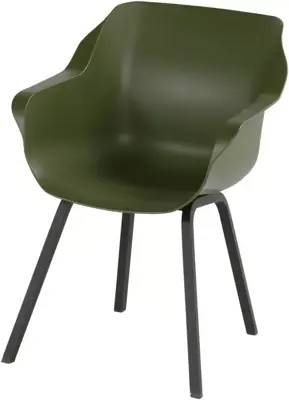 Hartman dining tuinstoel sophie element armchair moss green - afbeelding 1