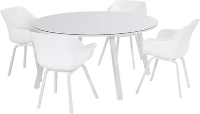 Hartman dining tuinstoel sophie element armchair royal white - afbeelding 3