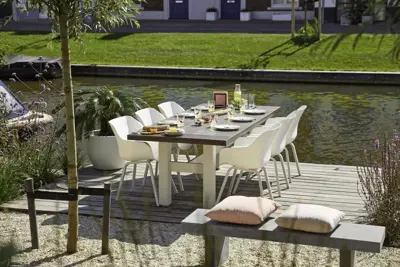 Hartman dining tuinstoel sophie element armchair royal white - afbeelding 8