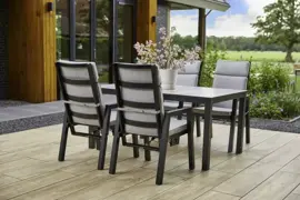 Hartman dining tuintafel comino 162x101x75cm carbon black - afbeelding 8