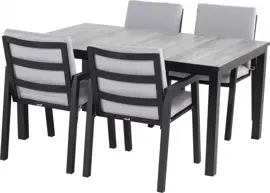 Hartman dining tuintafel comino 162x101x75cm carbon black - afbeelding 9