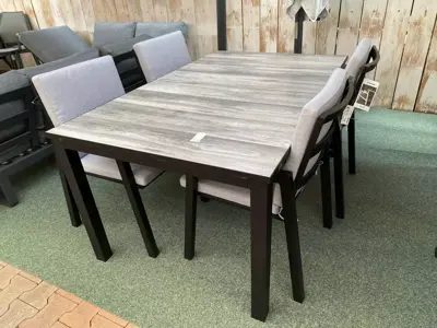 Hartman dining tuintafel comino 162x101x75cm carbon black - afbeelding 5