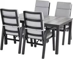 Hartman dining tuintafel comino 162x101x75cm carbon black - afbeelding 11