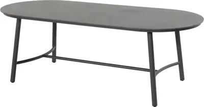 Hartman dining tuintafel flora ceramic 220x100x75cm charcoal - afbeelding 1