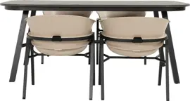 Hartman dining tuintafel tubb ceramic 185x100x75cm black - afbeelding 9