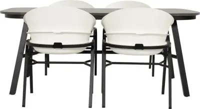 Hartman dining tuintafel tubb ceramic 185x100x75cm black - afbeelding 4