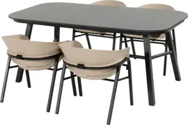Hartman dining tuintafel tubb ceramic 185x100x75cm black - afbeelding 7