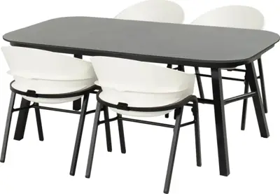 Hartman dining tuintafel tubb ceramic 185x100x75cm black - afbeelding 2
