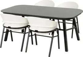 Hartman dining tuintafel tubb ceramic 185x100x75cm black - afbeelding 2