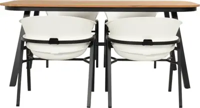 Hartman dining tuintafel tubb teak 185x100x75cm black - afbeelding 7