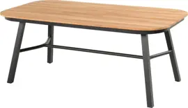 Hartman dining tuintafel tubb teak 185x100x75cm black - afbeelding 1