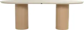 Hartman dining tuintafel valencia 220x100x75cm capuccino - afbeelding 2