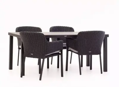 Hartman diningset comino floating cairo carbon black - afbeelding 2